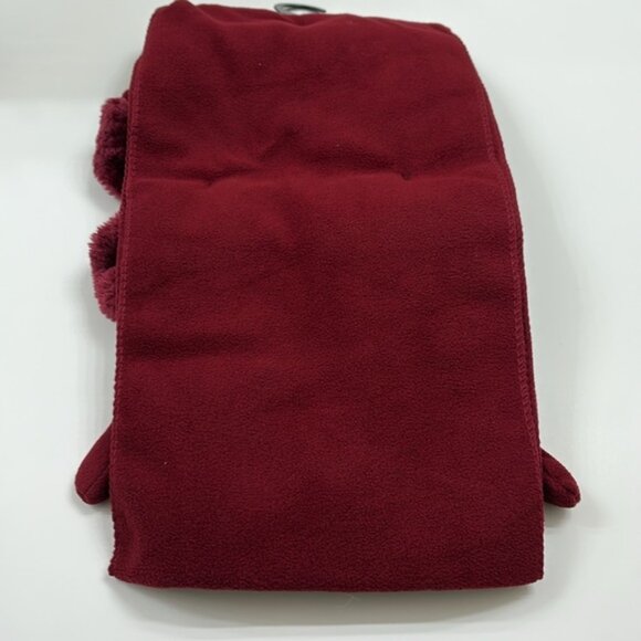 Hat Glove & Scarf Set - Women's - Fleece - Burgundy - NWT - Picture 4 of 6